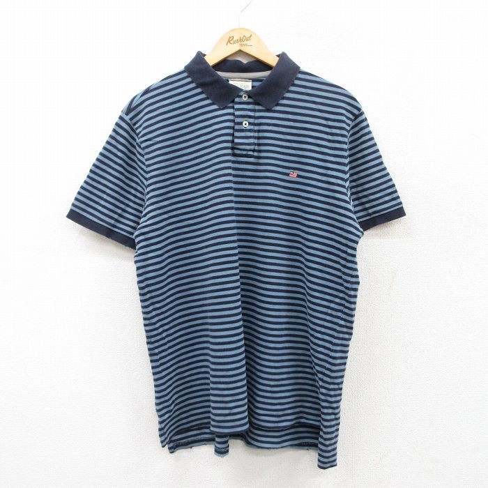 ALTRA Ralph Lauren Polo Jeans SS Camicia Uomo XL Cotone Bordo Logo Vintage