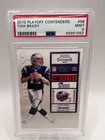 Tom Brady 2010 Panini Playoff Contenders #58, PSA 9, New England Patriots