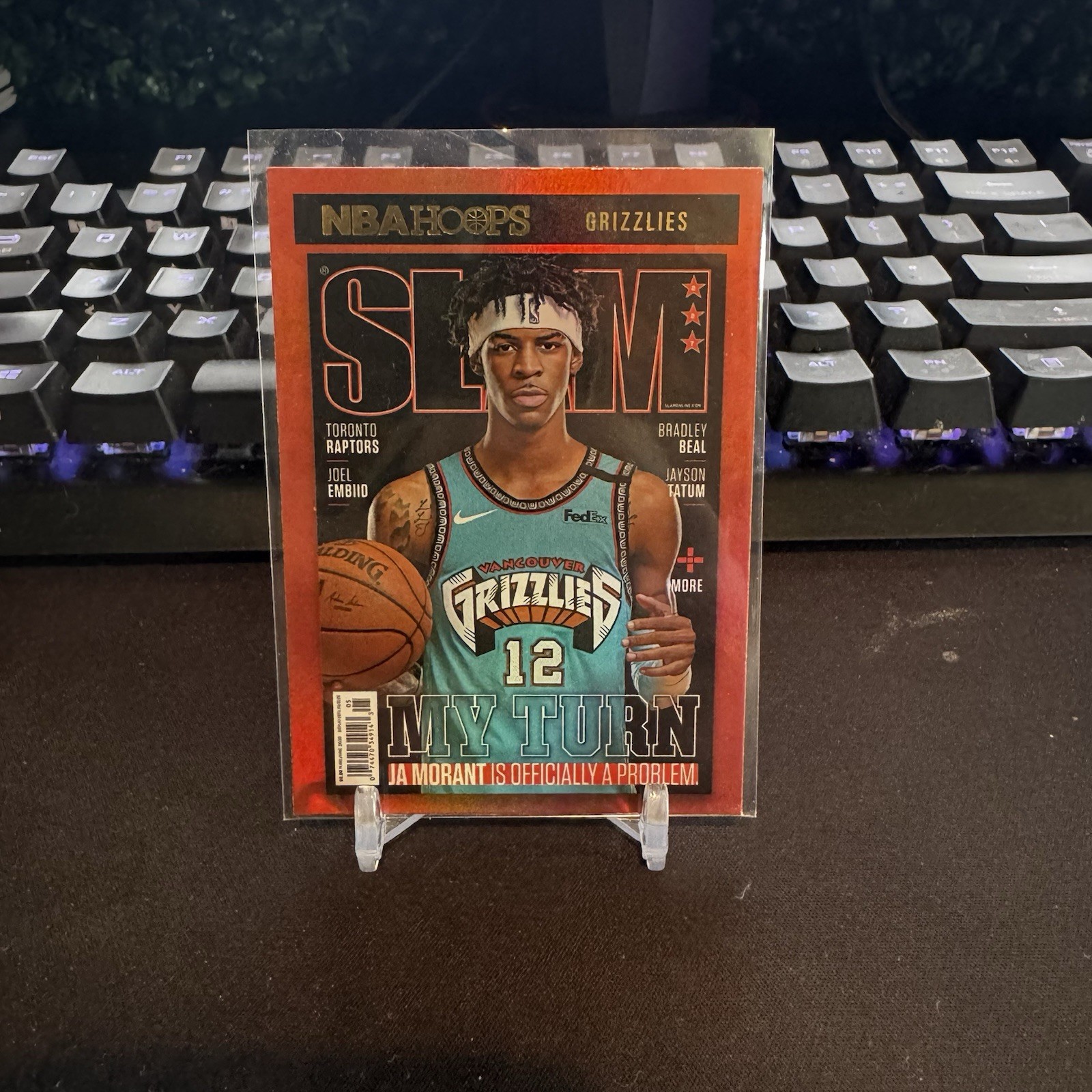 2020-21 Panini - Hoops Basketball Ja Morant #18 Slam Holo