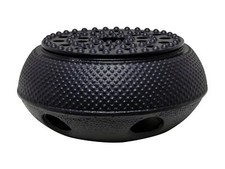 Gusseisen Stövchen schwarz - 13cm - Tee Kanne Tasse Wärmer Untersetzer asiatisch