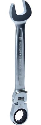 KS TOOLS GEARplus Gelenk-Ratschenringmaulschlüssel feststellbar, 19mm