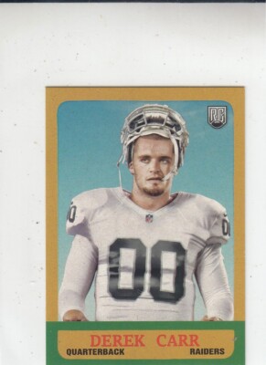 DEREK CARR 2014 Topps 1963 Mini #211 RC Raiders | eBay