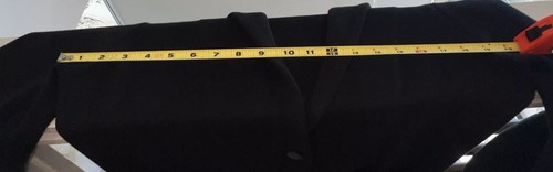 J Crew Sweater Blazer Black Cotton single button size M. Preppy Schoolboy - Imagen 12 de 13