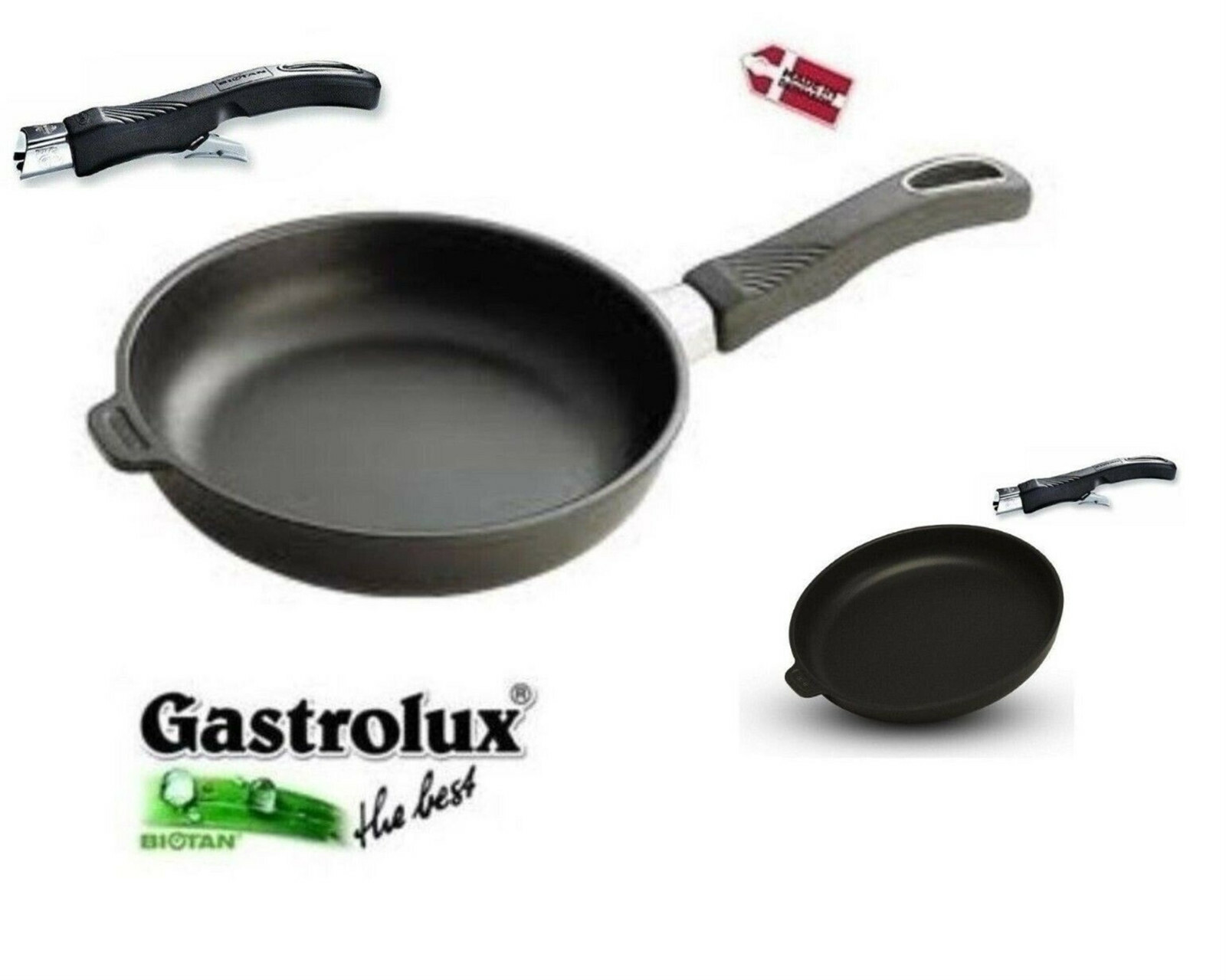 Gastrolux Biotan 24 cm Alta: Padella Antiaderente Professionale Danese