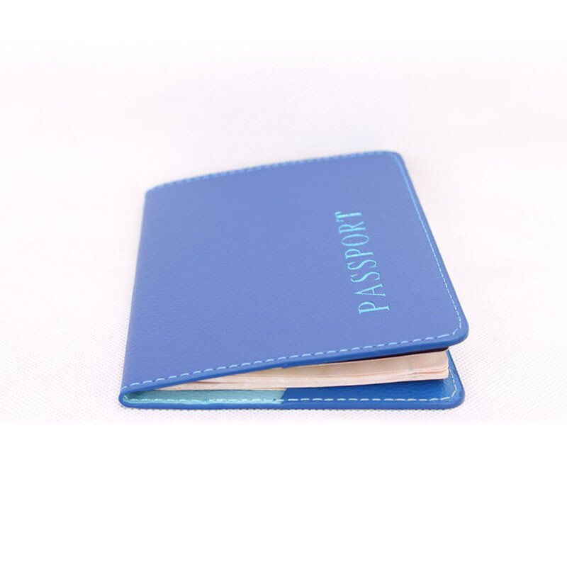 1PC PU Leather Passport Cover Case Holder Travel Purse ID Card Cover