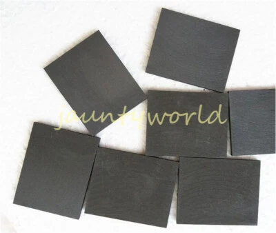 5 STCK. Posten Schwarz 99,99 % Reine Graphitelektrode Rechteck Platte Blatt 50*40*3 mm - Bild 1 von 3