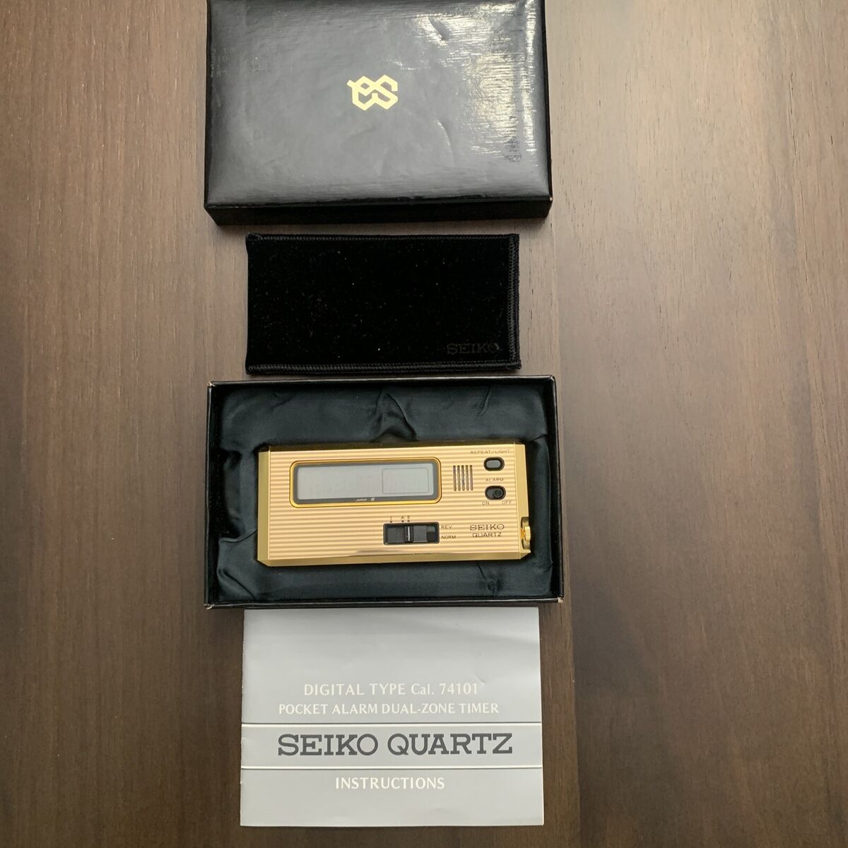 Rare Seiko Digital Quartz Pocket Alarm Dual Zone Timer Japan Rare Seiko Digital Quartz Pocket Alarm Dual Zone Timer Japan