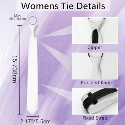【AAKE】TIE-UP FEMININE SK Ties for Women, 14.96