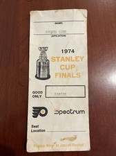 Vintage 1974 Stanley Cup Finals Series Pass Flyers def. Bruins Parent MVP RARE