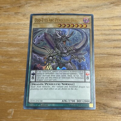 yugioh legendary dragon decks odd eyes yu-gi-oh Odd-Eyes Vortex - LEDD-ENC27 - Common - 1st Edition Common Fusion Summon 1 DragonFusion Monster from your Extra Deck Odd-Eyes Raging Dragon cardcluster