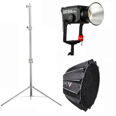 Aputure LS 600x Pro 2700K-6500K LED-Video Dauerlicht+ Light Dome III+Lichtstativ