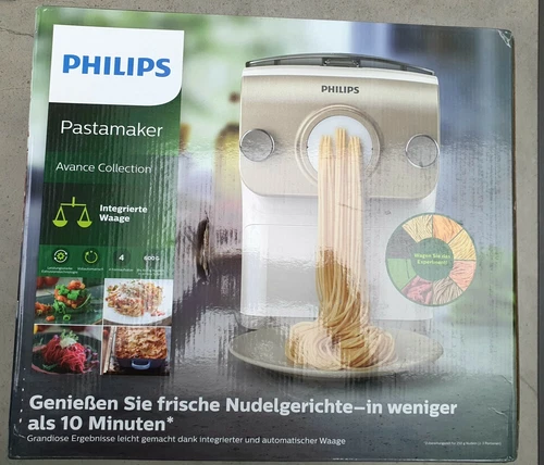 Philips Nudelmaschine HR2381 automatische elektrische Nudel Ramen, Champagnerfarbe