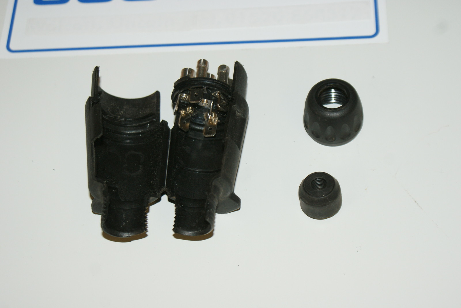 Ifor Williams 7 Pin Trailer Lighting Plug Type 12N (Spade Connector