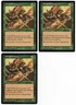 Uktabi Wildcats x3 3x 1996 Mirage Green Rare Creature MTG 2xNM 1xMP AZ1