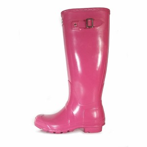 pink tall hunter boots
