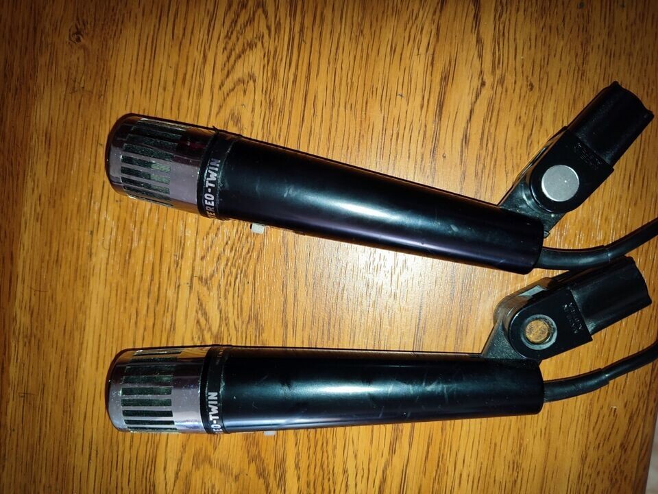 Tested. AKG TWIN microphone D11D HL stereo twin Austria