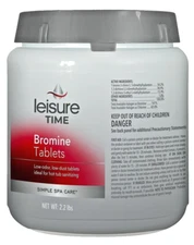 Leisure Time Bromine Tablets for Spas & Hot Tubs - 2.2 lbs