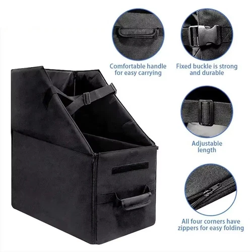 Bike Storage Box Collapsible Carrying Transport Bag For Brompton Bike w/ Cover - Picture 3 of 12