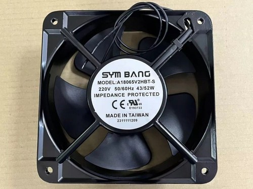 For SYM BANG A18065V2HBT-S 220V 43/52W axial flow fan NEW - Bild 2 von 5