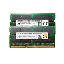 Micron 2x 16GB 2RX8 PC3L-12800S DDR3-1600Mhz 1.35V Laptop SO-DIMM Memory MACBOOK