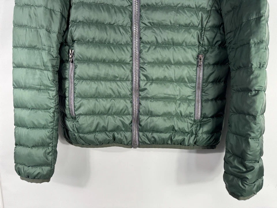 Chaqueta acolchada Colmar para hombre talla 46 verde púrpura cremallera completa relleno Foto 3 de 4