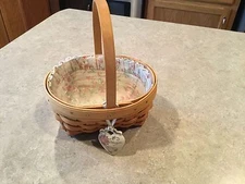 Longaberger Horizon of Hope Basket Liner Protector Tie On 1999 ACS