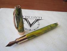 Visconti Van Gogh 125th Anniv Vincent's Chair rose gold-pl trim fountain pen MIB
