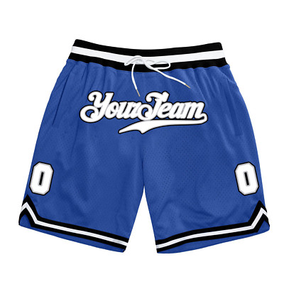 Men's Customized Basketball Shorts Stitched Name Number Sports Shorts