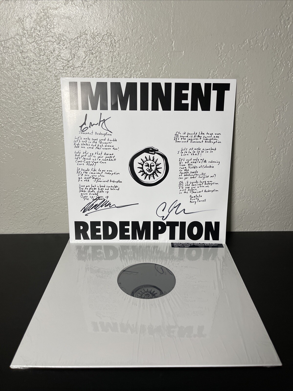 Jane's Addiction Imminent Redemption AUTOGRAPHED Vinyl 12