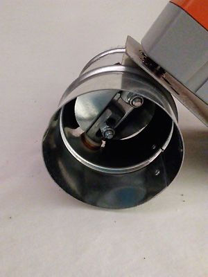 3'' Spring Return Damper with Belimo TFLB24 or 120V motor actuator
