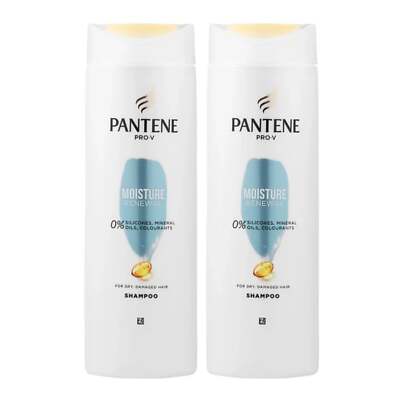 Pantene Pro-V Moisture Renewal Shampoo, 400ml (13.5oz) (Pack of 2)