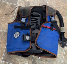 SEATEC Gilet Subacqueo Subacqueo Galleggiamento Compensatore Blu Nero Adulto Med