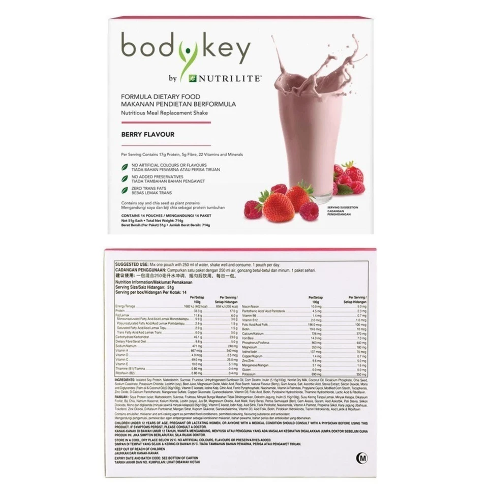 Amway BodyKey By Nutrilite Meal Replacement Shake Weight Management Protein - Image 2 of 4