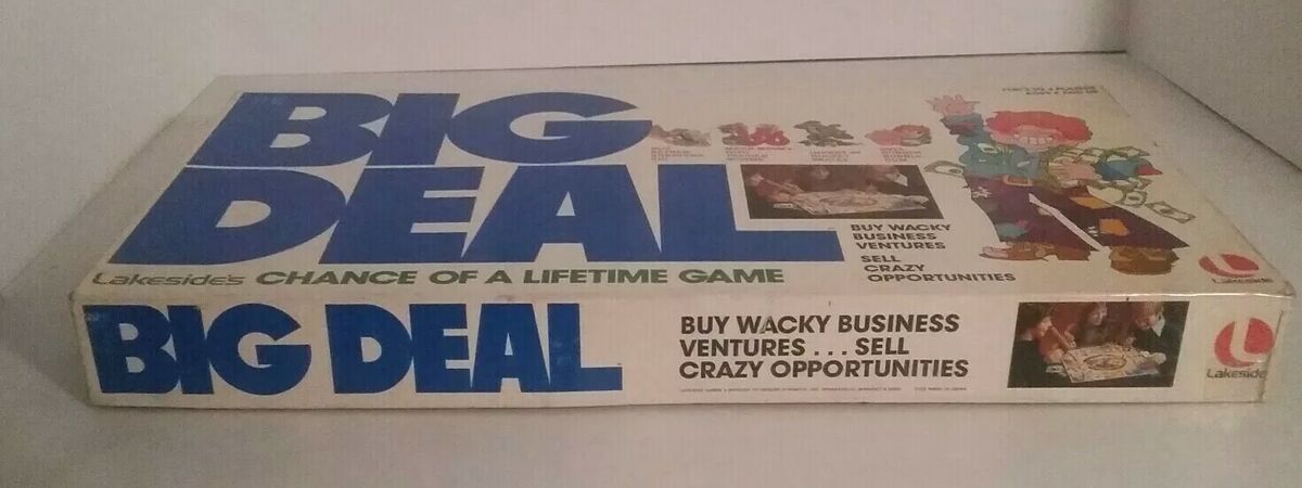 1977 Lakeside Games Big Deal Chance of a Lifetime Board Game Very Nice