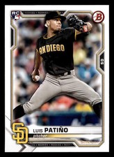 Luis Patiño 2021 Bowman #44 San Diego Padres ROOKIE Buy10get5FREE