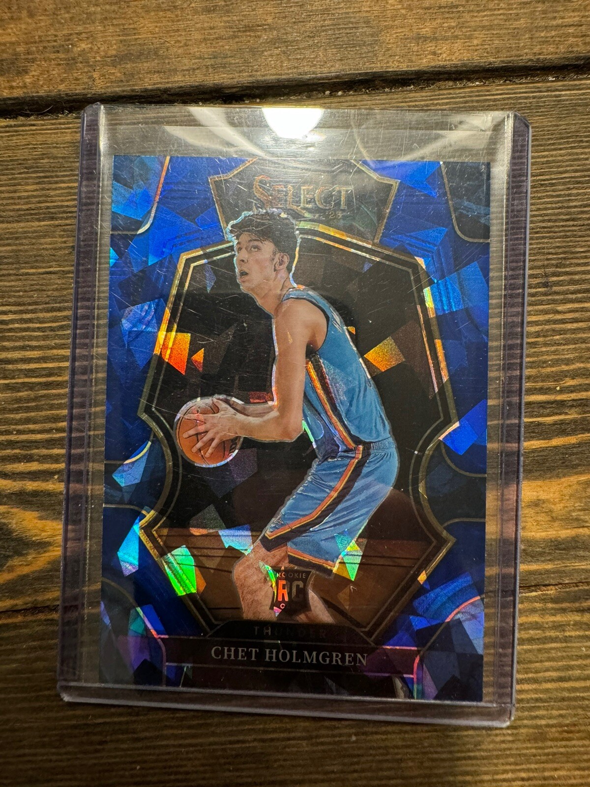 2022 Select Chet Holmgren Premier Level Blue Cracked Ice #196