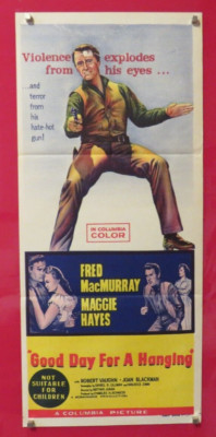 GUTER TAG FÜR EIN HÄNGENDES ORIGINAL 1959 KINO DAYBILL FILMPOSTER Fred MacMurray