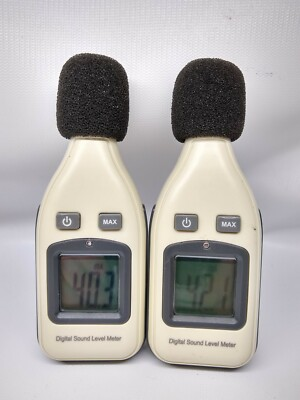 #ad #ad 2 Sound Level Decibel Pressure Meters Digital $19.95
