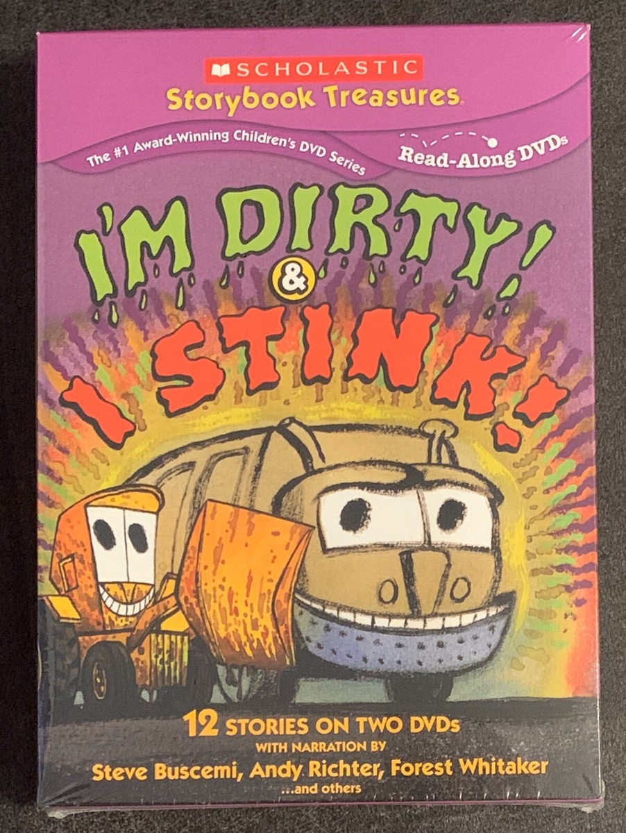 NEW I'm Dirty! & I Stink! Scholastic Storybook Treasues DVD 2-Disc