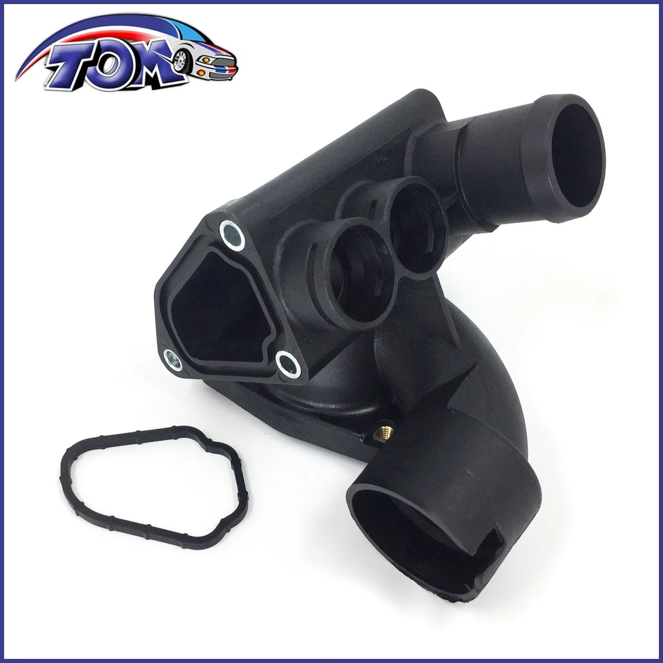 Carcasa termostato nueva para 99-09 Audi A3 TT VW EOS Eurovan Golf Jetta R32 Foto 3 de 4