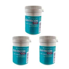 GAVISCON Advance Mint CHEWABLE Tablets 60pc (Mint)- Pack 3