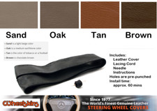Leather Steering Wheel Covers For Ford Bronco Ranger Trucks Cowhide Wheelskins