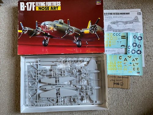 Hasegawa 1/72 B-17F Flying Fortress Nose Art - #51518 (SP18) - *KOMPLETT*