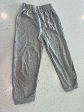 Disney Cars Lightning McQueen Gray Sweatshirt Pants Set Cotton Size 7 Zipper