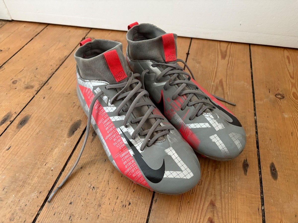 Nike Mercurial Superfly Academy AG Astroturf Grey Red Football