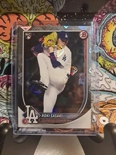 2025 ROKI SASAKI BOWMAN RETRO LOGO REFRACTOR!!! RARE