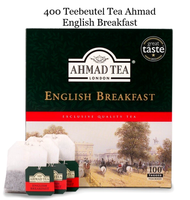 400 Teebeutel Schwarztee English Breakfast - 4 X 200 G- Ahmad Tea Englich London
