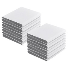 wugongshan 16 Pcs Door Corner Seals, Weather Stripping Draft Stopper White