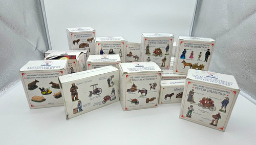 Liberty Falls Pewter Collection Miniature Village Figures Your Choice $2.00 Each