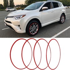 For Toyota RAV 4 4PCS Aluminum Wheel Rim Protector Wheels Rim Cover Tire Rings
